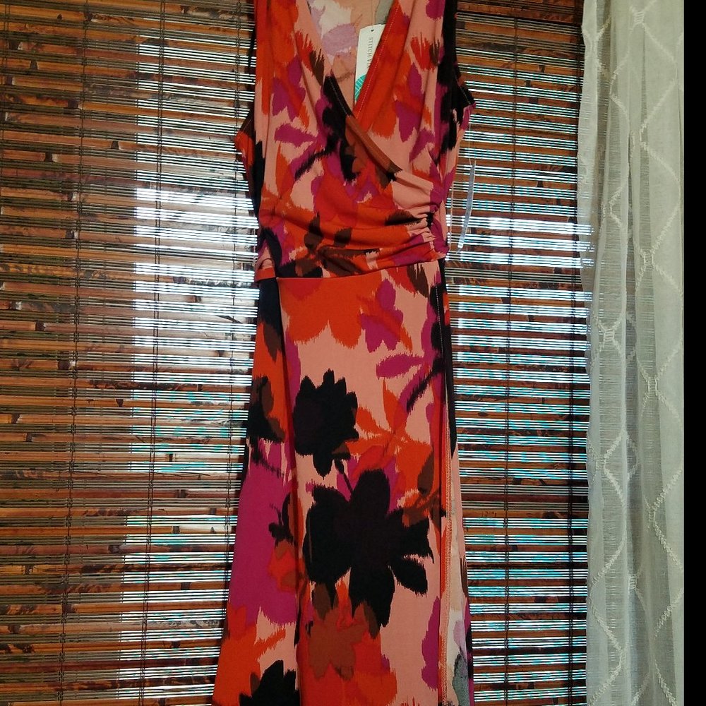 Wisp DM Collection Laddie Faux Wrap Dress StitchFix